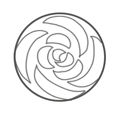 薔薇彫刻 丸玉