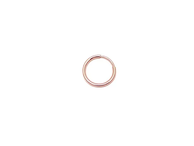 14KGF ピンクゴールドカラー フープピアス 12mm【1ペア販売】