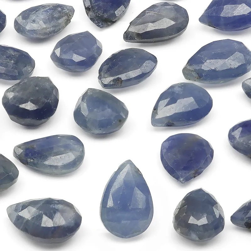 【粒販売】アフリカ産 サファイア ペアシェイプカット 9mm【2粒販売】