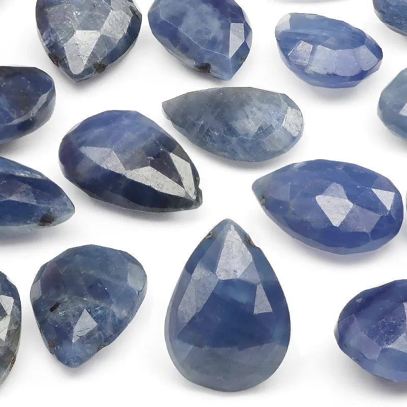 【粒販売】アフリカ産 サファイア ペアシェイプカット 12mm【2粒販売】