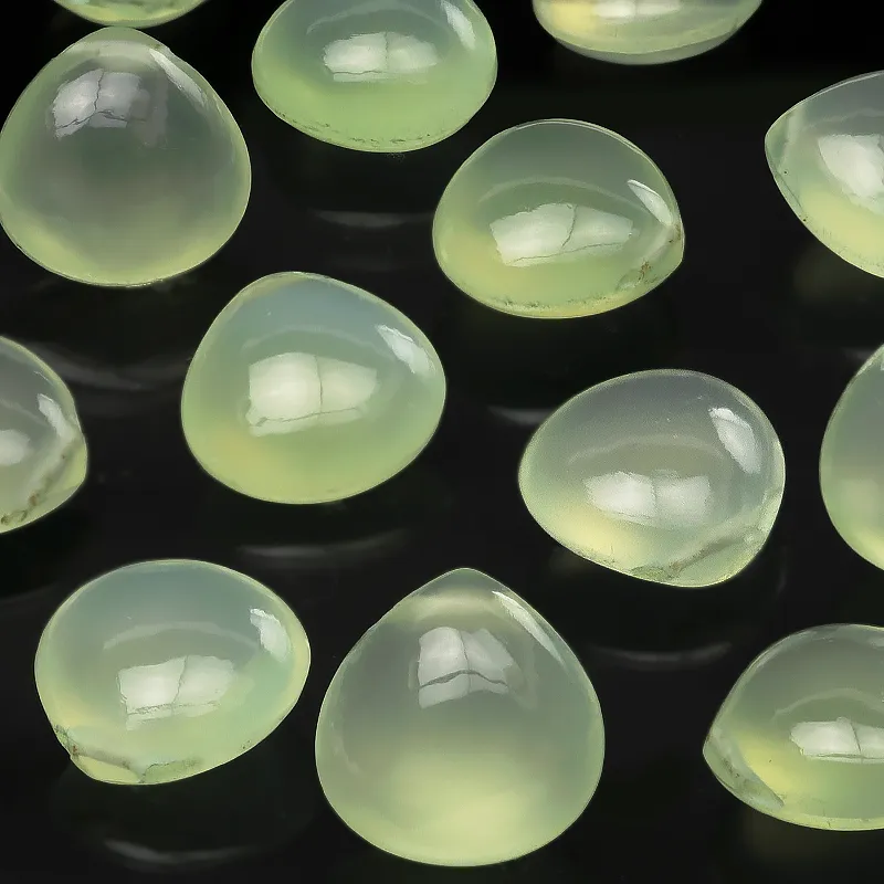 【粒販売】グリーンカラーカルセドニー マロン 10mm【2粒販売】