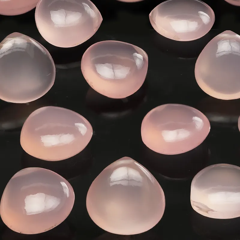 【粒販売】ピンクカラーカルセドニー マロン 10mm【2粒販売】