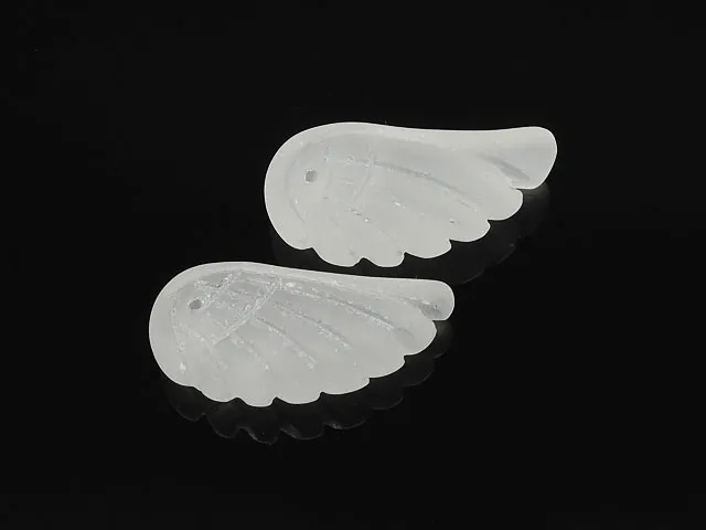フロストクリスタル 天使の翼 23×12mm【3コ販売】