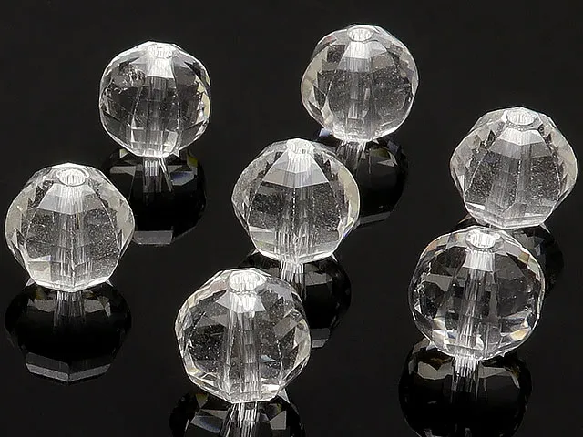 粒販売】天然水晶 ミラーボールカット 丸玉 8mm【6粒販売】 | 天然石