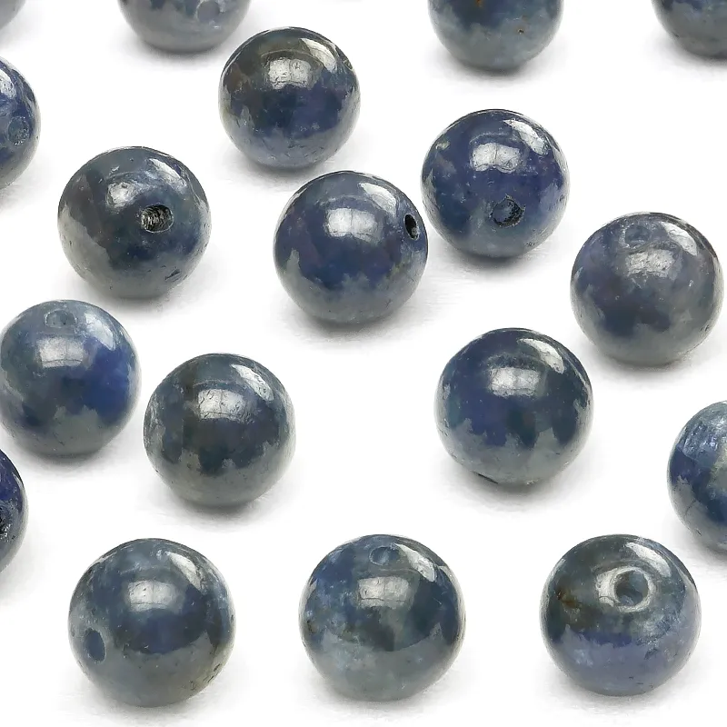 【粒販売】アフリカ産 サファイア 丸玉 7mm【2粒販売】