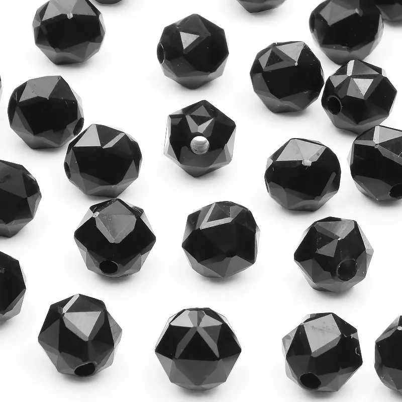 【粒販売】オニキス スターカット 丸玉 6mm［プレミアムカット］【10粒販売】