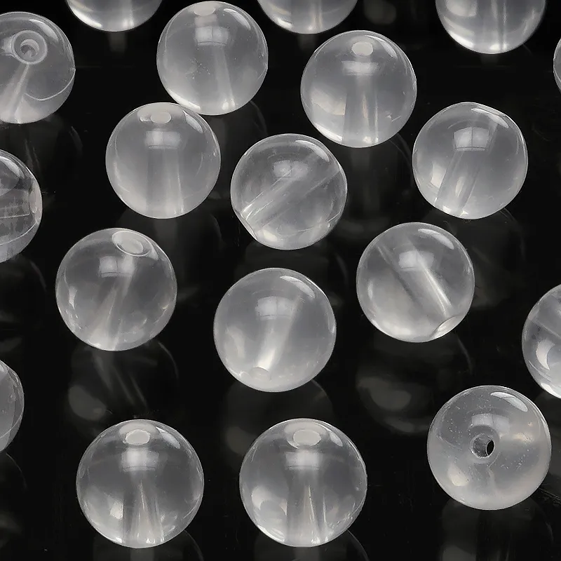 【粒販売】ブラジル産 ミルキークォーツ 丸玉 6mm【10粒販売】