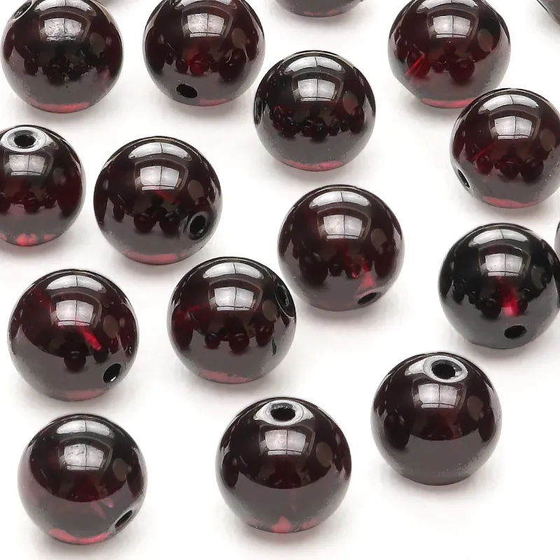 【粒販売】モザンビーク産 ガーネット 丸玉 6mm【4粒販売】