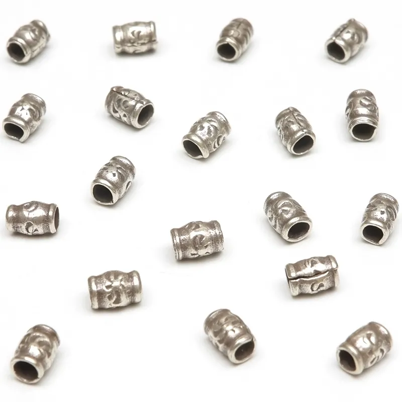 カレンシルバー ビーズ 4×3mm【5コ販売】