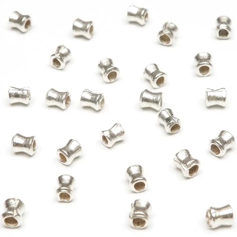 カレンシルバー ビーズ 3×3mm【7コ販売】