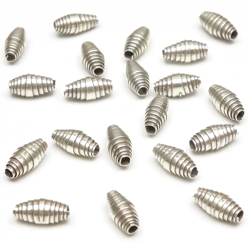 カレンシルバー ビーズ 7×3mm【3コ販売】